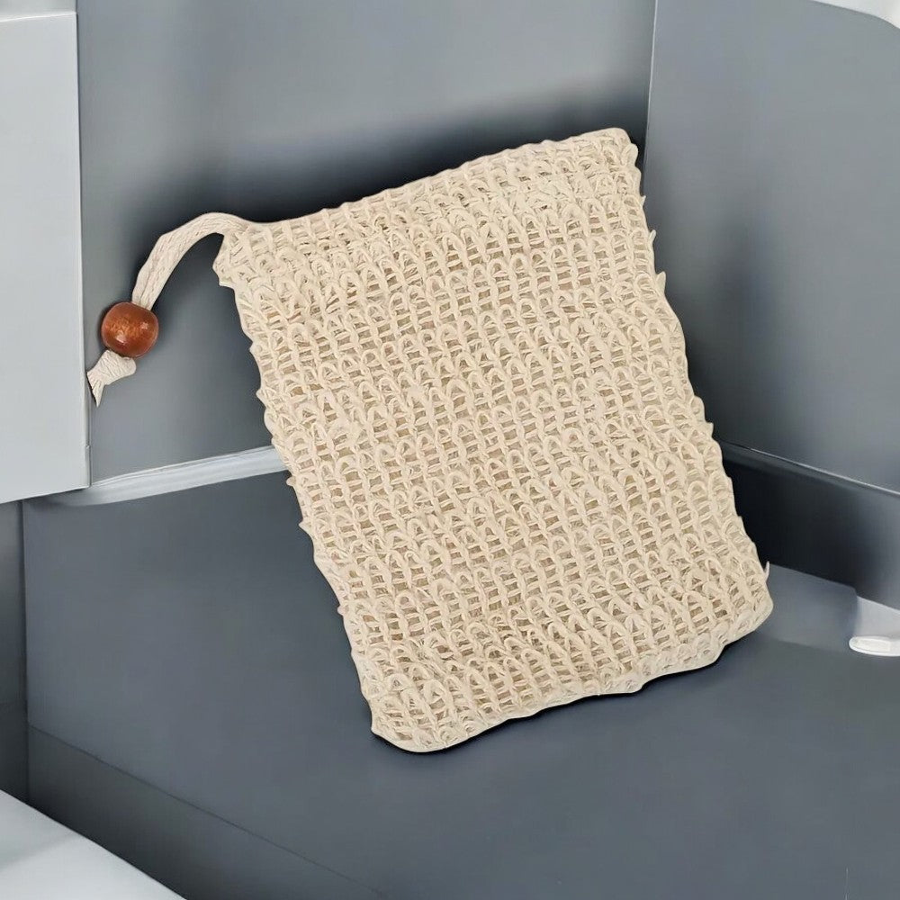 Pochette exfoliante en rami